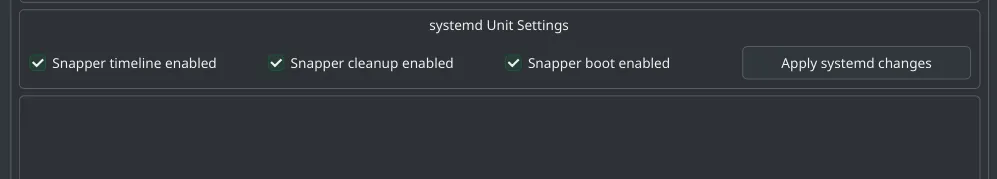 Btrfs Assistant systemd unit settings