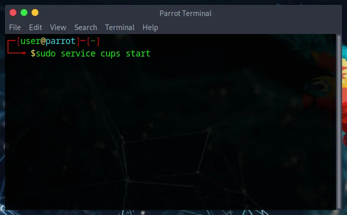 Start CUPS daemon